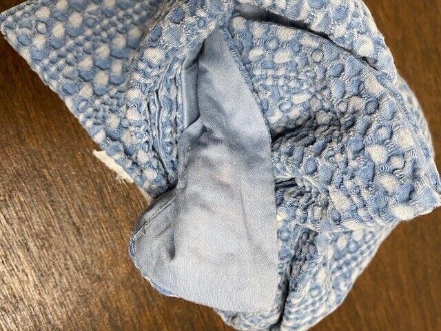 Pottery Barn King Honeycomb Cotton Sham, Chambray