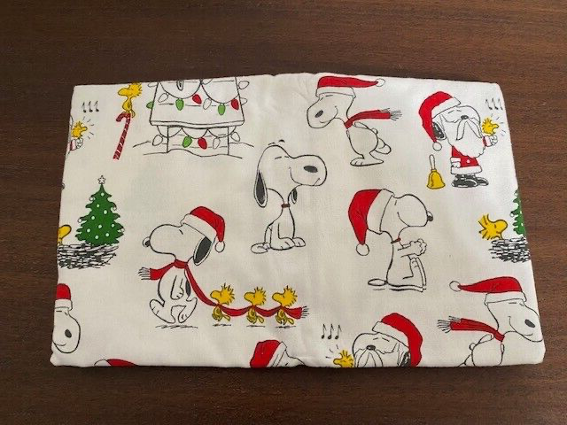 Pottery Barn Peanuts Snoopy Holiday Flannel Standard Sham