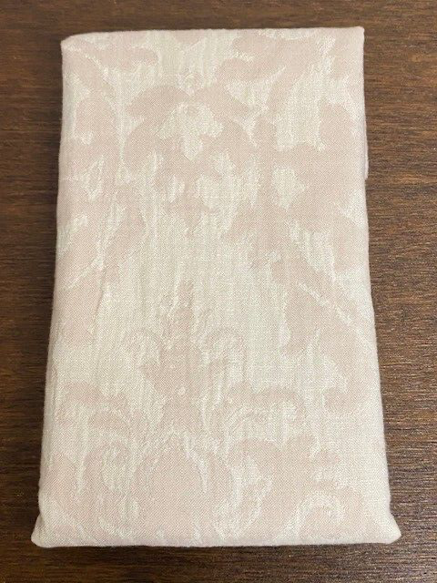 Pottery Barn Jacquard Medallion Cotton Linen Standard Sham, Blush