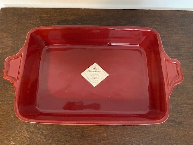 Williams Sonoma Emile Henry 9 x 13 in Baking Dish, Red