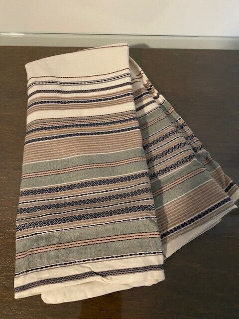 Pottery Barn 100% Organic Cotton Euro Sham 26 x 26, Multi Color Stripe