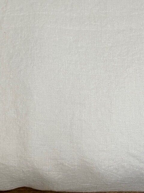 Pottery Barn K/CK Belgian Flax Linen Duvet Cover, Soft Gray