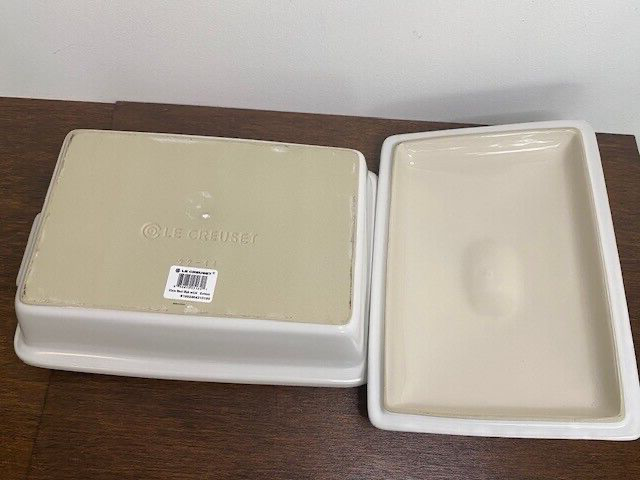 Williams SonomaLeCreuset Olive Branch Heritage Stoneware Rectangle Cvd Casserole