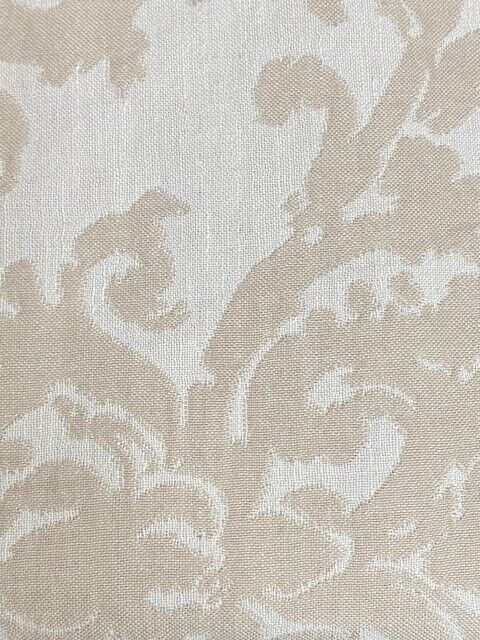 Pottery Barn King Jacquard Medallion Cotton Linen Sham, Neutral