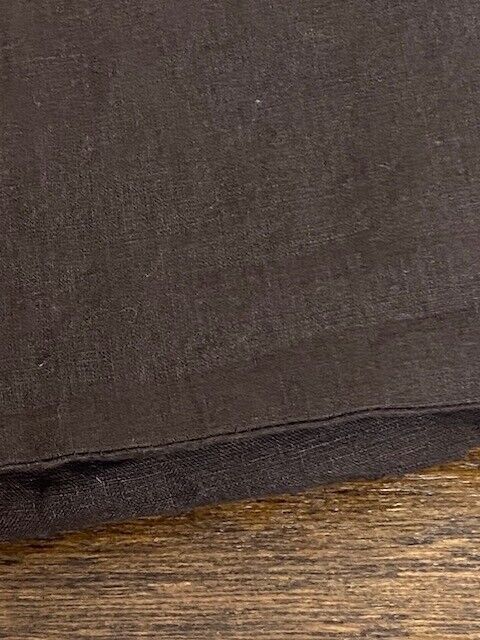 Pottery Barn Standard Classic Belgian Flax Linen Knife Edge Sham, Dark Chocolate