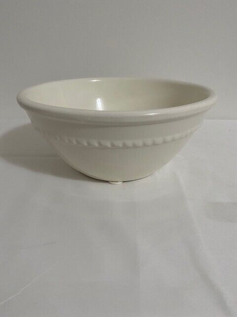 Pottery Barn Italian Ceramic Bowl 10'' Ivory 