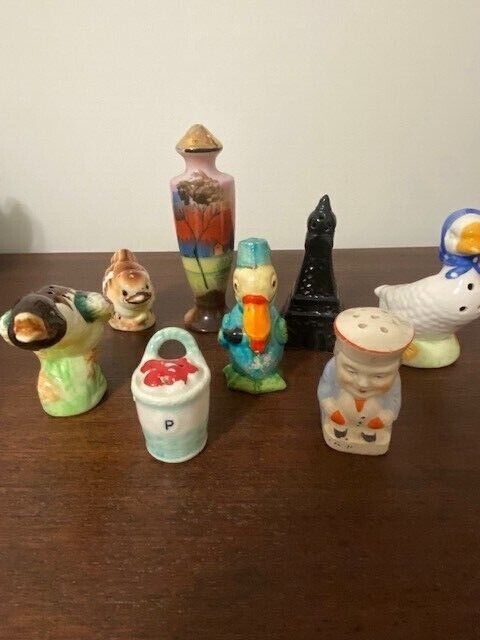 Salt and Pepper Shaker Assortment of 8