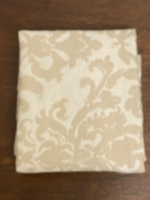 Pottery Barn King Jacquard Medallion Cotton Linen Sham, Neutral