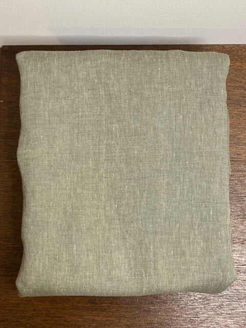 Pottery Barn 50 x 84 " Belgian Flax Linen Blackout Curtain, Loden