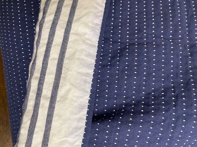 Pottery Barn Kids Twin Reversible Matelasse Duvet Cover & Sham