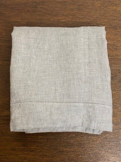 Pottery Barn Belgian Flax Linen Euro Sham, Flagstone