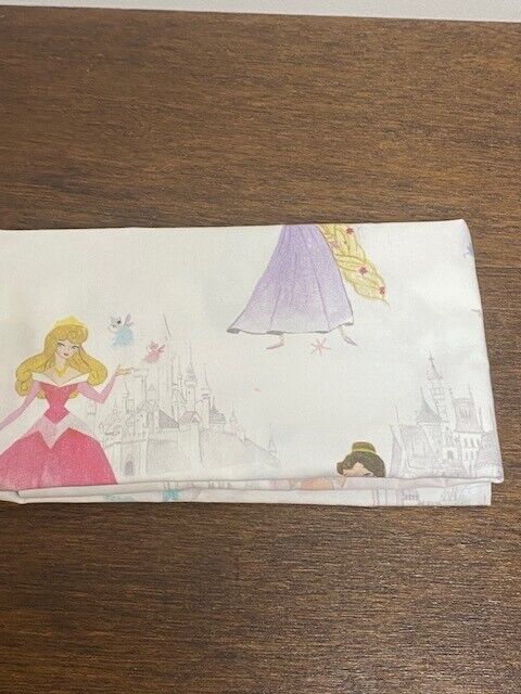 Pottery Barn Kids Disney Princess Castles Organic Pillow Case