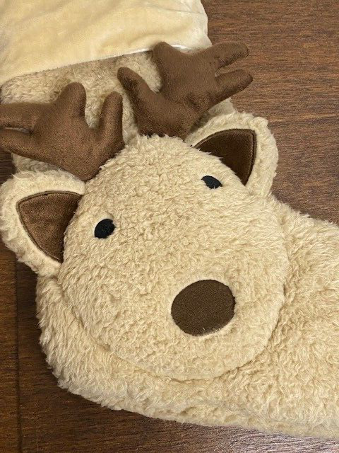 Pottery Barn Kids Plush Moose Stocking