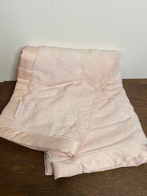 Pottery Barn Kids Fur Luxe Stroller Blanket, Blush Pink