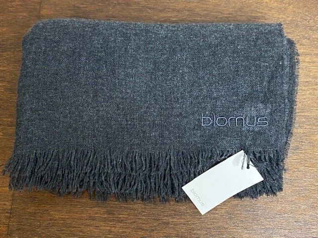 Pottery Barn Blomus Merino Wool Throw Blanket, Magnet