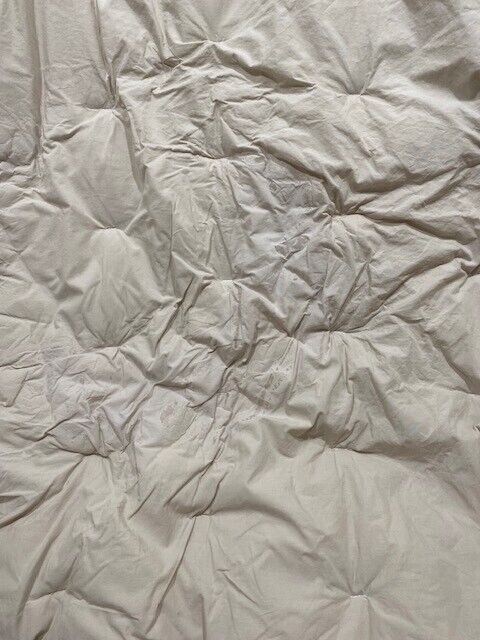 Pottery Barn F/Q Silas Reversible Striped Cotton Comforter, Flax