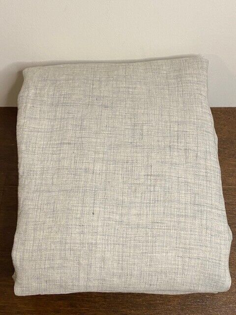 West ElmKing/Cal King European Flax Linen Duvet Cover, Frost Gray Fiber Dye