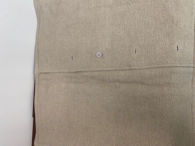 Pottery Barn Pieced Suede Pillow, Stone, 20 x 20 in