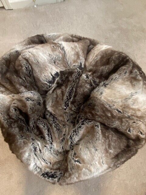 Pottery Barn Teen Luxe Faux Fur Bean Bag, Medium