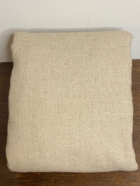 Pottery Barn 50 x 84 in Provence Linen Curtain, Cotton Lined-Flax