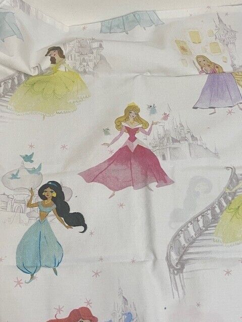 Pottery Barn Kids Disney Princess Castles Organic Pillow Case