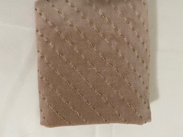 Pottery Barn Metallic Stiched Velvet Pillow Cover