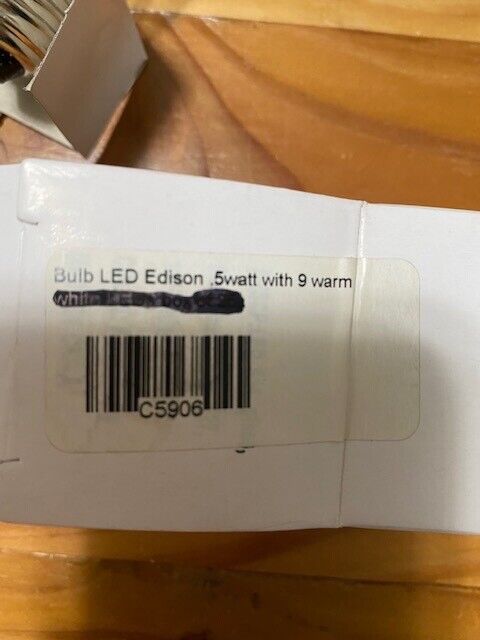 Pottery Barn LED Edison 5watt warm white