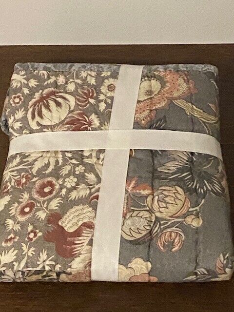 Pottery Barn Rosalyn Patchwork Quilted Cotton Euro Sham, 26 x 26