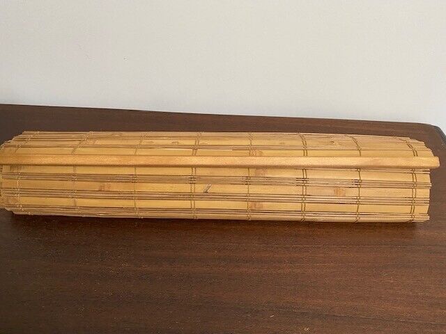 Natural Woven Wood Blinds 22 1/5 x 65 in