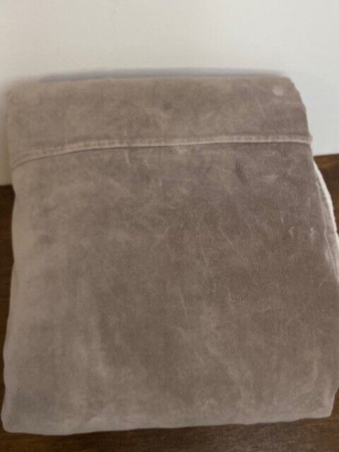 Williams Sonoma Home K/CK Classic Velvet Duvet Cover, Mink