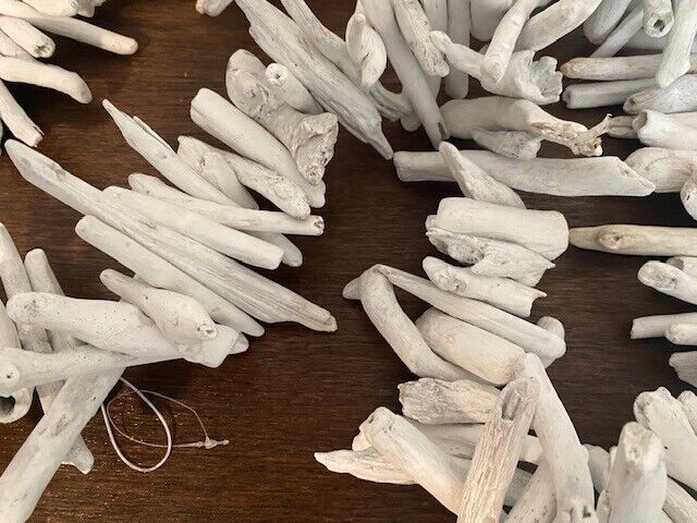 Pottery Barn White Washed Driftwood Garland, 72"