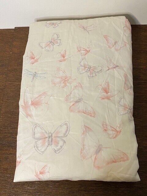 Pottery Barn Kids Monique Lhuillier Ethereal Butterfly Sateen Crib Fitted Sheet,