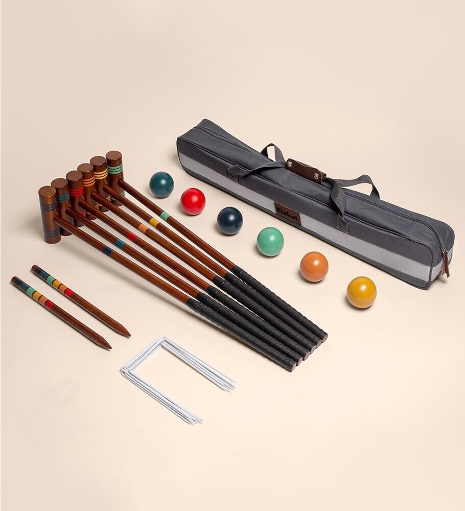 Elakai 6 Player Travel Croquet Set