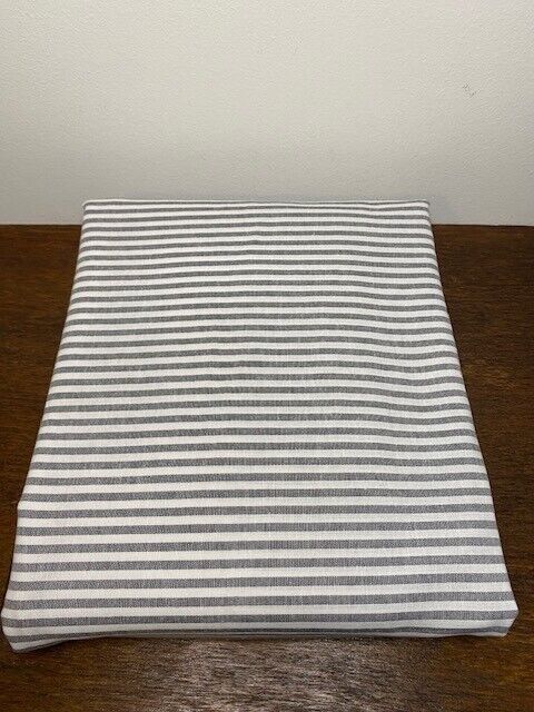 Pottery Barn Teen Emily and Meritt 100% Organic Cotton Queen Striped Flat Sheet