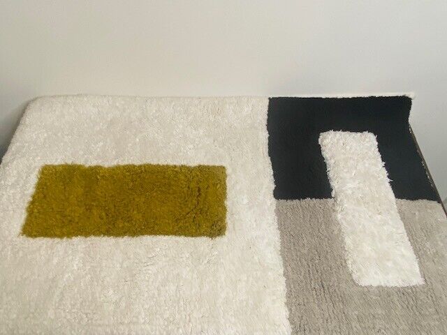 West Elm Colorblock Bath Mat/Runner 20 x 34 in, Dark Horseradish