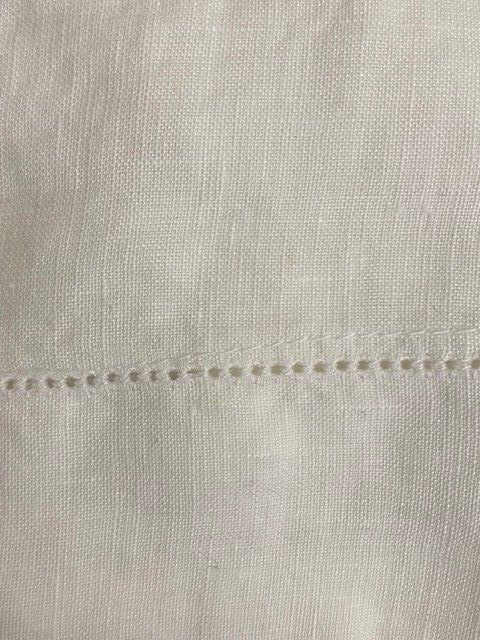 Pottery Barn Belgian Flax Linen Euro Sham, 26 x 26 in-White