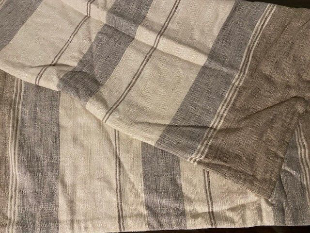 Rejuvenation Striped Silk 24 x 24 in Pillow Cover, Neutral