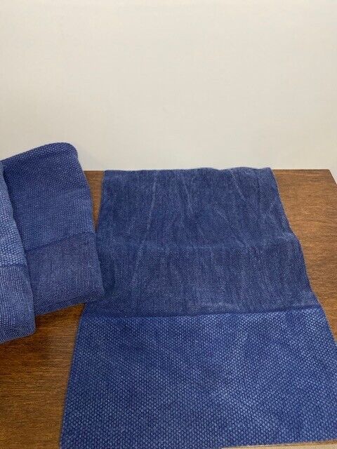 West Elm Set of 2 23 x 23 in & 1 14 x 19 in Cotton Canvas Pillow Cover, Midnight