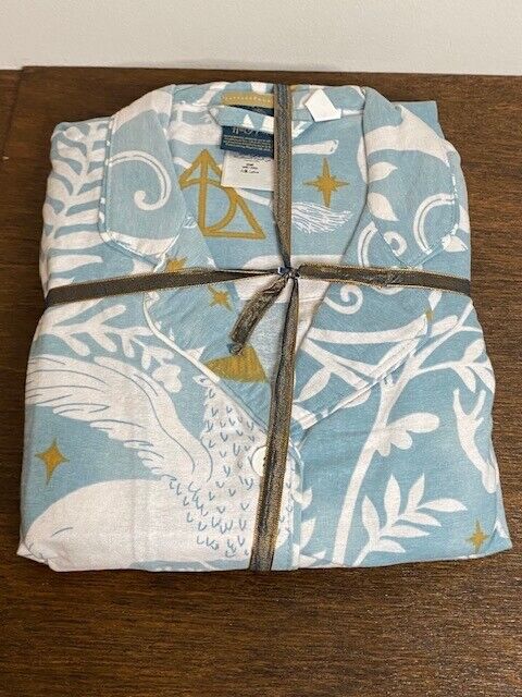 Pottery Barn Small Harry Potter™ Magical Damask Flannel Pajama Set - Mystic Mint