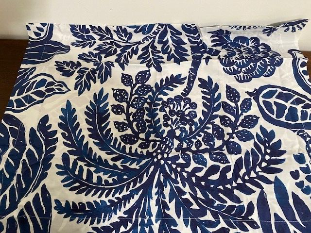 Pottery Barn Set of 2 100% Cotton Standard Shams-Multi Blues