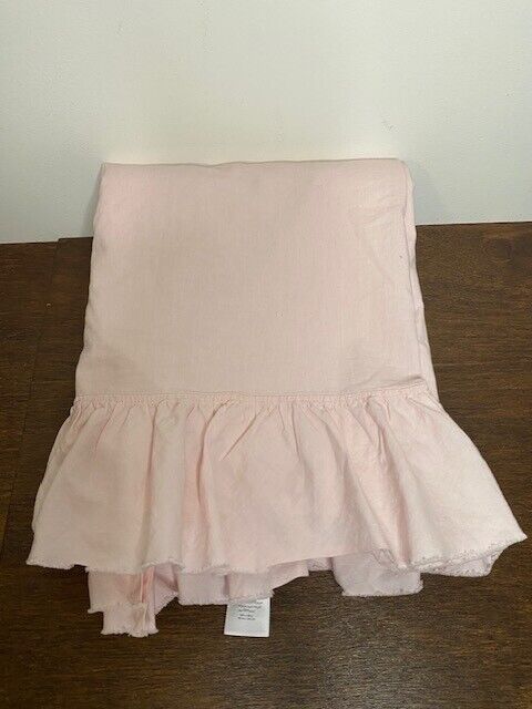 Pottery Barn Teen Washed Cotton Ruffle Organic Sheet