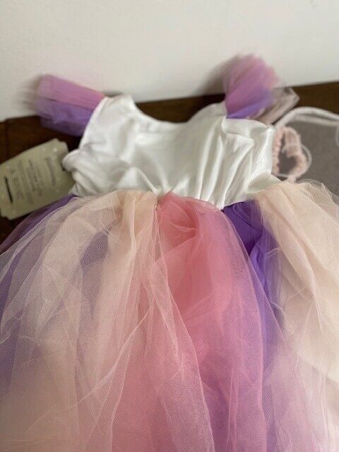 POTTERY BARN KIDS LIGHT UP UNICORN TUTU COSTUME  MULTI  3T NEW