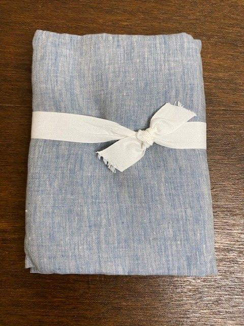 Pottery Barn Belgian Flax Linen King Sham, Chambray