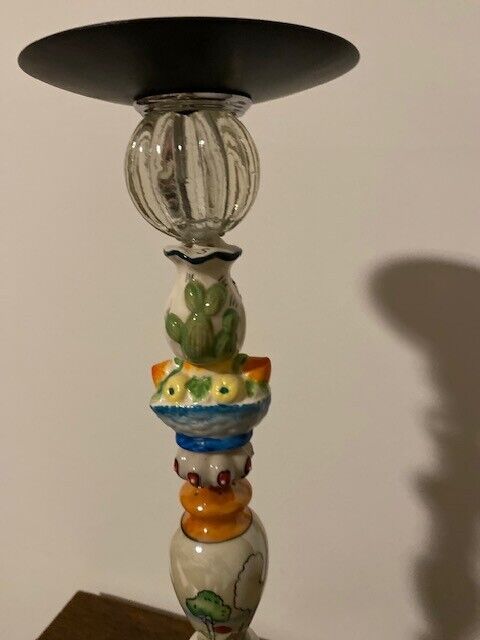 Vintage Salt and Pepper Shaker Cactus Theme  Candle Sticks