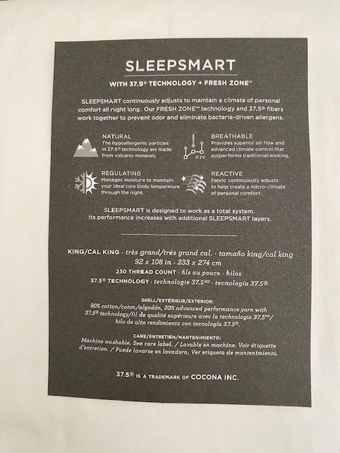 Pottery Barn K/CKSleepsmart 37.5® Technology Duvet Insert Protector