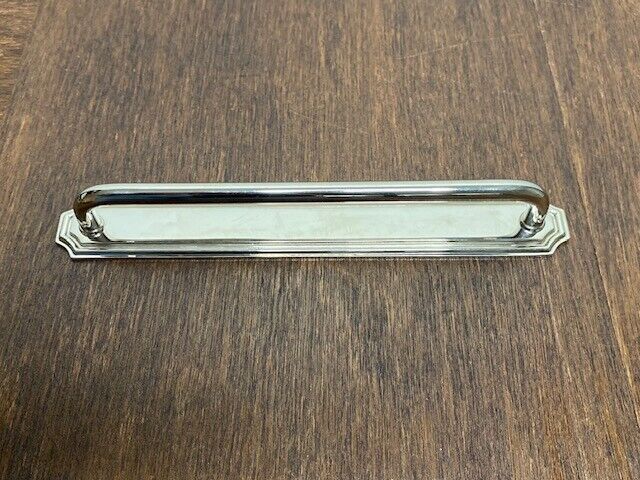 Rejuvenation 8" Grace Drawer Pull, Polished Nickle