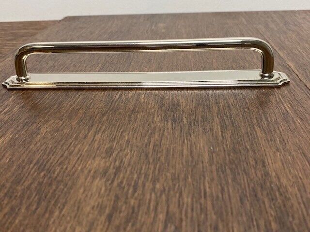 Rejuvenation 8" Grace Drawer Pull, Polished Nickle