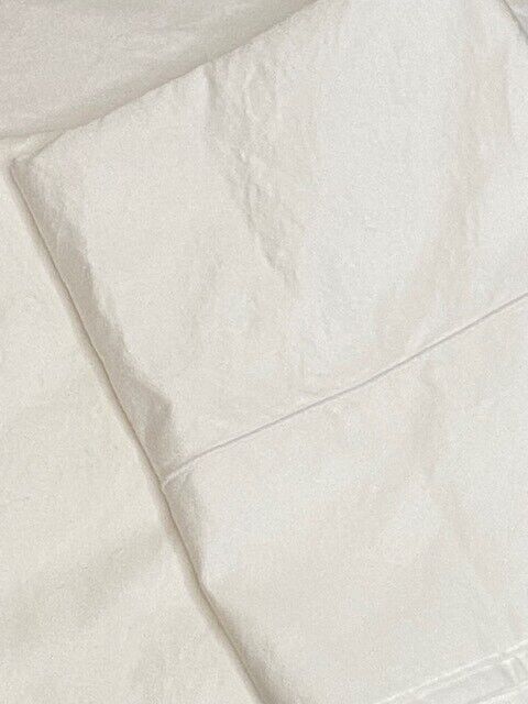 Pottery Barn 1000-Thread-Count Sateen Sheet Set, King, White-SEE NOTES