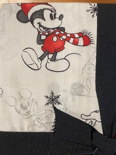 Pottery Barn Mickey Mouse Holiday Shower Curtain