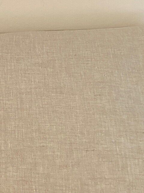 Pottery Barn Belgian Flax Linen Blackout Curtain, 84 x 160 in, Flax